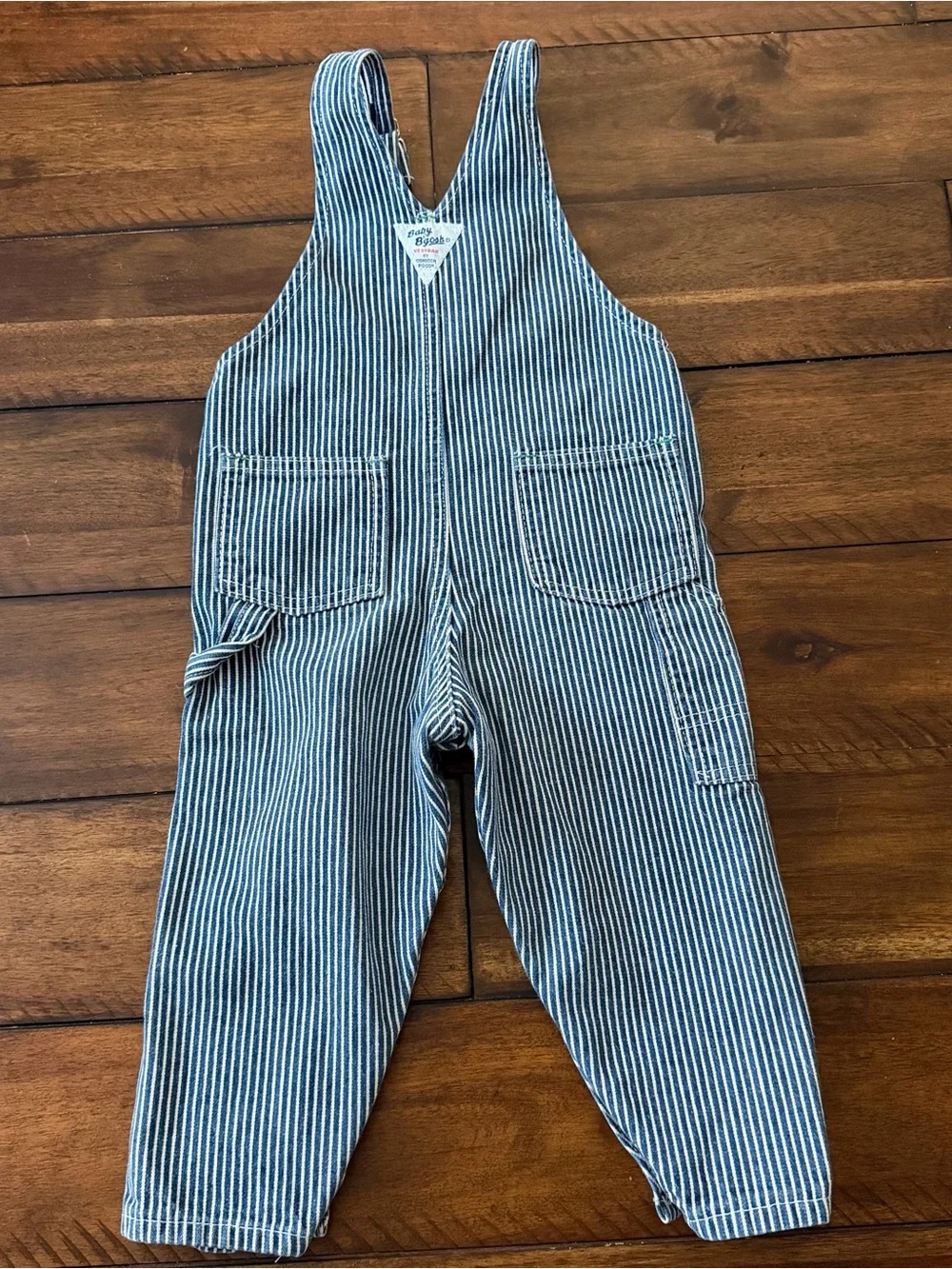 Vintage USA OshKosh B'gosh Engineer Stripe Overalls